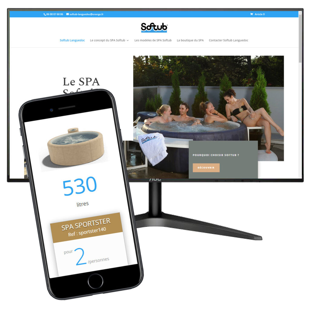 Softub Languedoc - Nîmes Distributeur régional de Spa Jacuzzi de la marque Softub